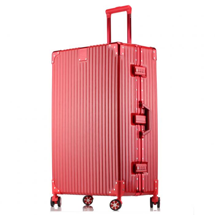 Aluminium frame luggage ABS+PC Trolley Luggage set