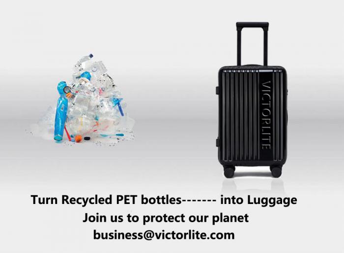 Follow Victorlite Team and Use ECO-friendly Recycled RPET Luggage