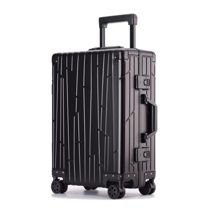 Victorlite Premium Aluminum Suitcase Classic Black