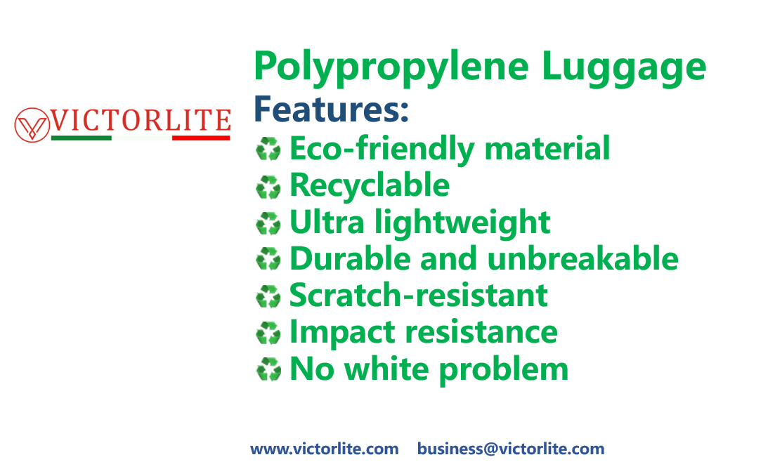 VICTORLITE Polypropylene Luggage Features