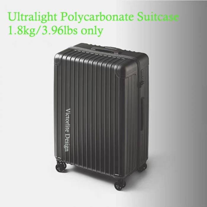 1.8kgs 3.96lbs Ultralight Polycarbonate Suitcase