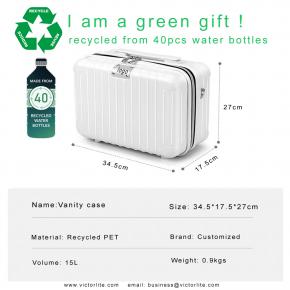 Hard shell Mini case vanity case hardside beauty case