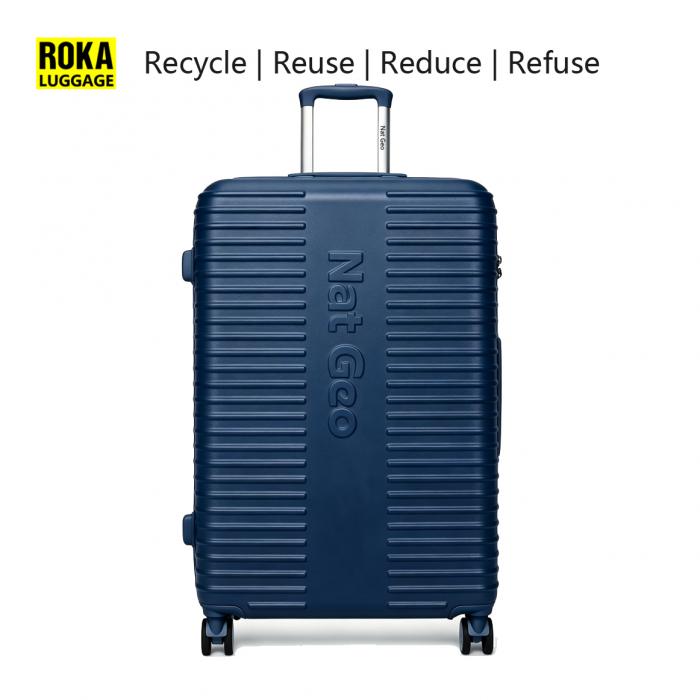 Source Nowdays Trending lifestyle Eco-Sustainable rPET suitcase